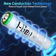 Skygo B137 2 Adet Aaa 650 Mah Şarj Edilebilir Ince Kalem Pil 1.2V Ni-Mh Şarjlı Pil