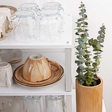 Skygo 2'li Raf Düzenleyici Seti: Dolap Içi Düzenleyici, Tabak ve Bardak Rafı Tabak Düzenleyici Dolap Rafı Portatif Organizer