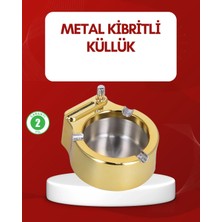 Hsc Bilişim Metal Küllük Gizli Ateşleme Sistemli Şık Tasarım