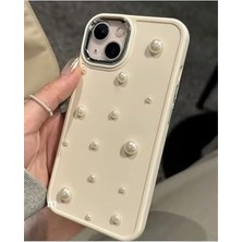 Skygo 13-14 ve 15 Uyumlu 3D Pearl Oyuncak Tasarımlı Esnek Silikon Kılıf - Krempearl