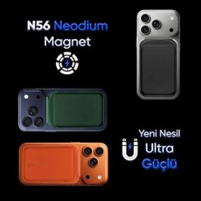 Skygo Için ile Uyumlu 2’si 1 Arada Cüzdan ve Stand Manyetik Kartlık Yenilenmiş V2 Güçlü Mıktanıs ile Süper Yapışma ve Sağlam Tutuş (Siyah, Stand)