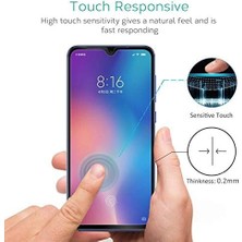 Skygo Mi 9 Se Tam Kaplayan Temperli Cam Ekran Koruyucu Siyah