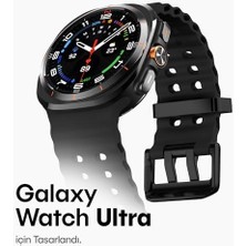 Skygo Galaxy Ultra 47MM ile Uyumlu Delikli Model Loop Yumuşak ve Hafif Silikon Kordon