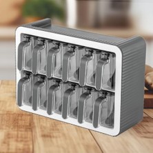 Skygo 12 Li Baharat Takımı, 12 Adet Baharat Kaşığı, 24 Adet Baharat Etiketi, 1 Adet Baharat Standı