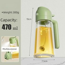 Skygo Klink 2'si 1 Arada Yağ Spreyi/cam Spreyi/yağ Dispenseri, Sızdırmaz, Hava Fritözü Için Mutfak Yağı, Pişirme Için Mutfak Spreyi, 470 Ml, Ince Sis Difüzörü