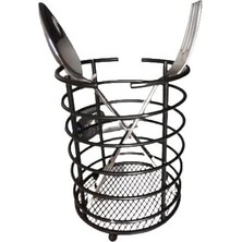 Skygo Siyah Metal Yuvarlak Kaşıklık