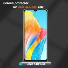 Skygo Oppo A38 Privacy (Hayalet) Ekran Koruyucu – 2 Adet - 9h Temperli Cam, Yan Görünme Engelleyici, Tam Kaplama