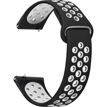 Skygo Gt 3 Pro 46MM Titanyum Gently Band Kordon Siyah Beyaz