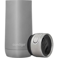 Skygo Luxe Autoseal Termos Bardak 360 Ml, Paslanmaz Çelik, 5 Saat 12 Saat Soğuk, Sızdırmaz, Gri