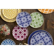 Skygo Morocco Karma Renk 24 Parça 6 Kişilik Yemek Takımı