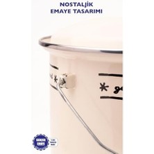 Skygo Ahşap Detaylı Yoğurt/bakliyat BAKRACI(20CM-3 Litre-Tüm Ocaklarla Uyumlu)