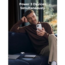 Skygo 100W Güç Bankası 145W Maks 25000MAH Harici Pil, 3 Bağlantı Noktalı USB C Güç Bankası, MacBook Pro/air, 14 Pro, Galaxy S23 Ultra, ile Uyumlu Dijital Ekranlı