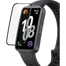Skygo Honor Band 10 Tam Kaplayan Cam Ekran Koruyucu Siyah