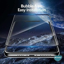 Skygo 17 Pro Max Tam Kaplayan Temperli Cam Ekran Koruyucu Siyah