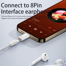 Skygo Usb-C - 8pin (Lightning) Kulaklık Adaptörü | Hi-Fi Ses Kalitesi | Mikrofon ve Kumanda Destekli Otglv
