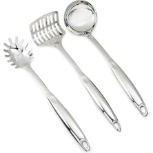 Skygo Essentials 18/10 Paslanmaz Çelik Makarna Kaşığı 33 cm