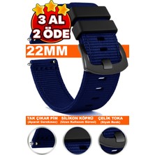 Trendburada Huawei Watch Gt Gt2 Gt3 Gt4 Gt5 Pro 46mm-Xiaomi Redmi Watch 5 Active-Lite 22mm Nato Kumaş Saat Kordonu TB1