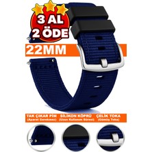 Trendburada Huawei Watch Gt Gt2 Gt3 Gt4 Gt5 Pro 46mm-Xiaomi Redmi Watch 5 Active-Lite 22mm Nato Kumaş Saat Kordonu TB1