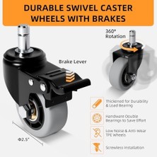 Skygo Katlanır El Arabası, 6 Tekerlekli ve 2 Elastik Halatlı Ağır Hizmet Arabası, Katlanabilir ve Bagaj, Seyahat, Taşınma, Alışveriş, Ofis Kullanımı Için Ideal, 500 Lbs'ye Kadar Tutar, Saklaması Kolay,