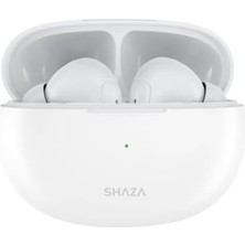 Skygo Shaza Air8 4 Mikrofonlu Enc+Anc 400 Mah Tws Silikonlu Bluetooth Kulakiçi Kulaklık Beyaz