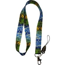 Skygo Yıldızlı Ağacı Boyun Ipi Telefon Askısı