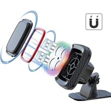 Skygo Profesyonel C6-W15 Araç Içi Yapışkan Gövde, Torpido Uzeri Kullanılabilen, Navigasyon Takip, Mıknatıslı Araç Içi Telefon Tutucu (Siyah)