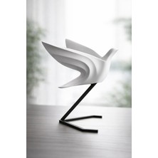 Yapı3D Minimalist Kuş Heykeli | 3D Baskı Modern Dekoratif Biblo | Masa Üstü & Ofis Dekoru | Şık Tasarım Obje