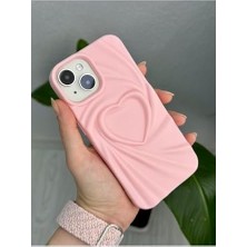 Skygo 13-14 - 15 ile Uyumlu 3D Mat Kalp Kabartma Desenli Darbe Önleyici Silikon Kılıf