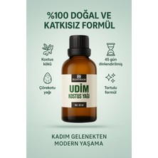 Udim Udi Hindi (Kostus) Yağı 50 ml – Çörekotu Yağı Emilimli, %100 Doğal & Katkısız