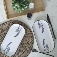 Skygo Çiçek Bahçesi Noyan Kayık Tabak 28 cm 2 Adet 18942