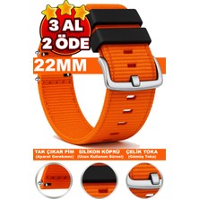 Trendburada 22MM Saatlerle Uyumlu Kumaş Nato Tekstil Saat Kordonu Kayışı Nato-3