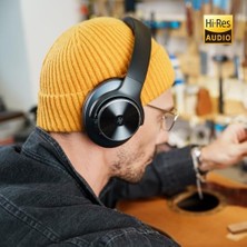 Skygo Oneodio A10 Bluetooth Kulak Üstü Kulaklık, Hibrit Aktif Gürültü Önleme Özellikli Kablosuz Kulaklık, Hi-Res Ses, Derin Bas, Seyahat Için Mikrofon, Ev, Ofis Için (Siyah)