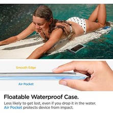 Skygo Aqua Shield Floating Waterproof Ipx8 Sertifikalı Su Geçirmez Yüzer Kılıf A610 Crystal Clear - AMP04530