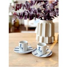 Skygo Girye Desen6 2 Kişilik 4 Parça Kahve Fincanı 90CC 04PPO000641