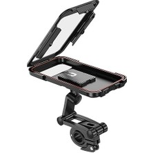 Skygo Profesyonel Telefon Tutucu Motosiklet Bisiklet Scooter Için Gidon Telefon Tutucu A Kalite 4.5-7 Inç Tüm Telefonlara Uyumlu CA101