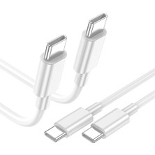 Skygo 15, 15 Plus, 15 Pro, 15 Pro Max Uyumlu Usb-C To Usb-C 20W Pd Hızlı Şarj ve Data Kablosu 15 Seri Galaxy S23/S22/S21 Seri, iPad Pro/ipad Air ile Uyumludur 100CM