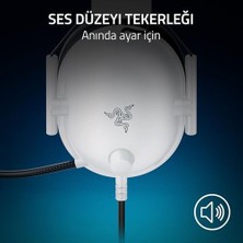 Skygo Blackshark V2 x - 5 Konsolu Için Kablolu E-Spor Kulaklık (250G, Kardioid Mikrofon, 50MM Sürücüler, Pasif Gürültü Engelleme, 3.5mm Jak) Beyaz