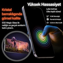 Skygo 16 Pro Ile Uyumlu Premıum Gizlilik (Privacy) Ekran Koruyucu 45° Hayalet Görünüm, Kolay Kurulum Hizalama Aparatlı, Darbelere Karşı Ekstra Güçlü ve Toz Bırakmayan Temperli Cam