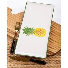 Skygo Mukko Home Ananas Dekorlu Sunum Tabağı 36X16CM