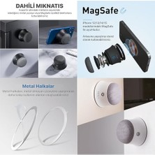 Skygo Mag-Soundmate Magsafe Uyumlu Mini Taşınabilir Bluetooth Hoparlör Beyaz