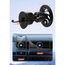 Skygo Mıknatıslı Araç Içi Telefon Tutucu Havalandırma Montaj Telefonu 360 Derece Döndürebilir Fonksiyonel Kullanım ve Kurulumu Kolay Cep Telefonu Tutucu ML216