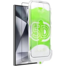 Skygo Psr Aksesuar Galaxy S24 Ultra Uyumlu Otomatik Hizalama Özellikli Ekstra Güçlendirilmiş Tam Koruma Sağlayan Pürüzsüz Lazer Kesim Premium Ekran Koruyucu Kırılmaz Cam (Galaxy S24 Ultra)