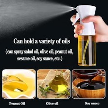 Skygo Cam Yağ Sprey Şişesi 200ML – Manuel Basınçlı Zeytinyağı Püskürtücü, Gıda Uyumlu Yağ Şişesi, Airfryer, Salata ve Fırın Yemekleri Için Mutfak Spreyi, Çok Amaçlı Sprey Şişesi, Evınto