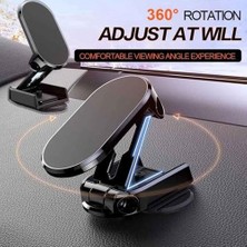 Skygo Manyetik Telefon Tutucu, Evrensel Fit Dashboard Telefon Tutucu Araç Için Esnek Kararlı Sabitleme 360 ​​° Döndürme Katlanır Küçülür Mıknatıslı