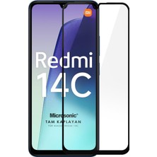 Skygo 14C Tam Kaplayan Temperli Cam Ekran Koruyucu Siyah