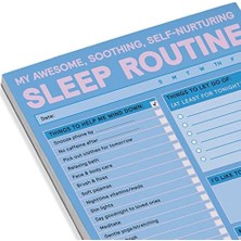 Skygo Uyku Rutin Pedi, Uyku Kontrol Listesi, 15,24 x 22,86 cm