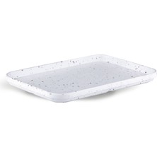 Tria Gravity Serisi Dikdörtgen Servis Tabağı 6 Adet 30x22 cm-Mozaik-TR2326Z