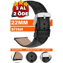 Trendburada Huawei Watch Gt Gt2 Gt3 Gt4 Gt5 Pro 46mm-Xioami Redmi Watch 5 Active-Lite Uyumlu 22mm Deri Saat Kordonu Kayışı TB3