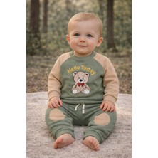 love 3 Iplik Şardonlu Alt Üst Erkek Bebek Takım