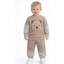 love Kompak Kumaş Baskılı Alt Üst Takım